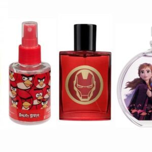 PACK 4x1 INFANTILES: FROZEN EDT 100 ML TESTER # (CAJA GENERICA) + MINIONS EDT 100 ML TESTER # (CAJA GENERICA) + ANGRY BIRDS EDT 100 ML TESTER # (CAJA GENERICA) + IRON MAN EDT 100 ML