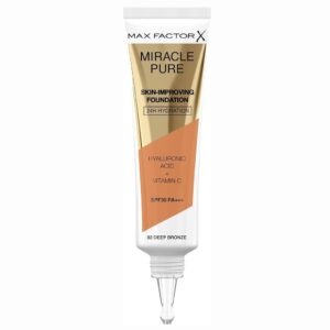 MAX FACTOR MIRACLE PURE SKIN IMPROVING FOUNDATION SPF30 82 DEPP BRONZE 30 ML