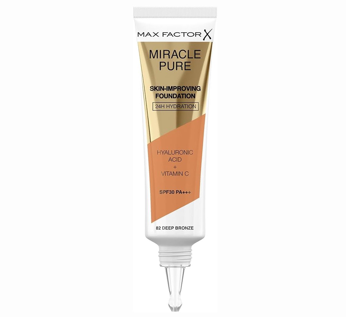 MAX FACTOR MIRACLE PURE SKIN IMPROVING FOUNDATION SPF30 82 DEPP BRONZE 30 ML