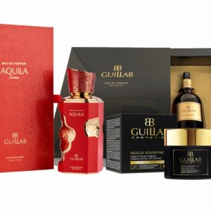 PACK ESPECIAL GUILLAB: AQUILA EDP UNISEX 100 ML + GUILLAB EDP UNISEX 70 ML + GOLD ESSENCE NIGHT CREAM 50 ML REGULAR