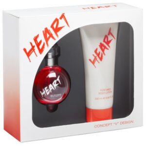 SET HEART EDT 100 ML REGULAR + BODY LOCION PERFUMADO 200 ML REGULAR