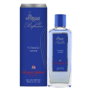 ÁLVAREZ GÓMEZ TITANIO HOMME EDP 150 ML TESTER # (CAJA GENERICA)