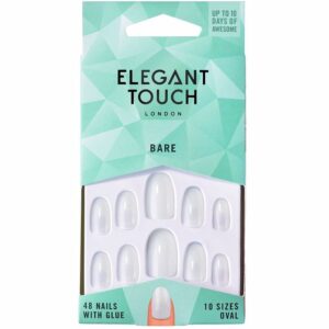 UÑAS ELEGANT TOUCH BARE NAILS 48 UÑAS PEGAMENTO INCLUIDO REGULAR