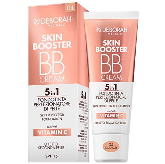 DEBORAH MILANO SKIN BOOSTER BB CREAM 5 EN 1 VITAMINA C SPF15 N 04 30 ML REGULAR