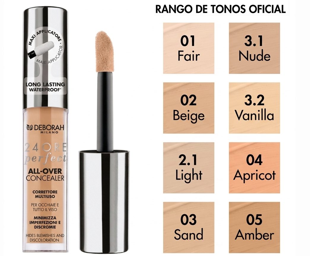 DEBORAH MILANO 24ORE PERFECT ALL OVER CORRECTOR MULTIUSO WATERPROOF 2.1 LIGHT REGULAR