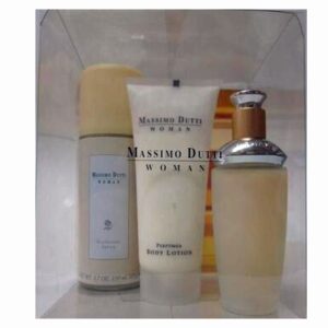 SET MASSIMO DUTTI WOMAN (MODELO ANTIGUO) EDT 100 ML + DEO + BODY LOCION REGULAR