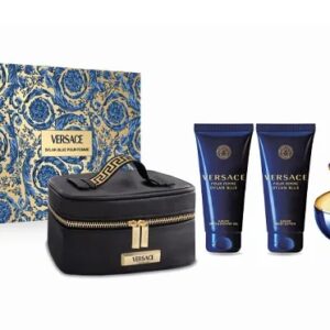 SET VERSACE DYLAN BLUE WOMAN EDP 100ML + SHOWER GEL + BODY LOCION + NECESER REGULAR