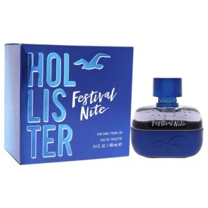 HOLLISTER FESTIVAL NITE FOR HIM EDT 100 ML TESTER # (CAJA GENERICA)