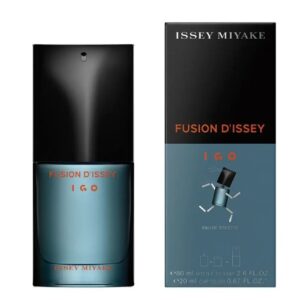 ISSEY MIYAKE ISSEY FUSSION ISSEY POUR HOMME IGO EDT 80 ML + 20 ML TESTER # (CAJA GENERICA)