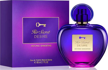 ANTONIO BANDERAS HER SECRET DESIRE EDT 80 ML