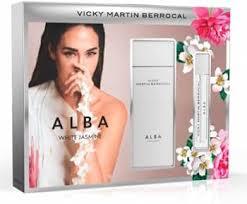 SET VICKY MARTIN BERROCAL ALBA WHITE JASMINE EDT 100 ML + 10 ML REGULAR