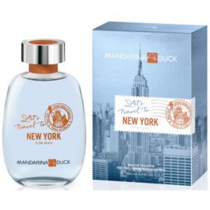 MANDARINA DUCK LETS TRAVEL NY MAN EDT 100 ML TESTER # (CAJA GENERICA)