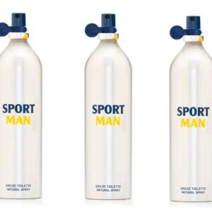 LOTE 3 UNIDADES GENESSE SPORT MAN EDT 150 ML CADA UNA (EN TOTAL 450 ML)