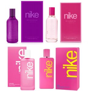 PACK 4x1: NIKE PINK EDT 100 ML TESTER # (CAJA GENERICA) + NIKE PURPLEMOOD EDT 100 ML TESTER # (CAJA GENERICA) + NIKE TRENDYPINK EDT 100 ML TESTER # (CAJA GENERICA) + NIKE ULTRA PINK EDT 100 ML