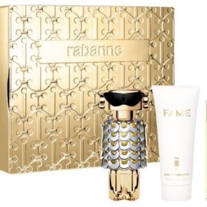 SET PACO RABANNE FAME EDP 80 ML + BODY LOCION + MINIATURA REGULAR