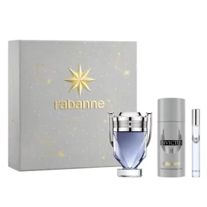 SET PACO RABANNE INVICTUS MAN EDT 100 ML + DEO + MINI REGULAR