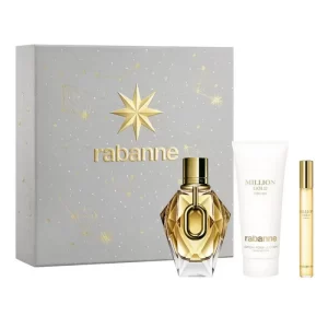 SET LADY MILLION GOLD HER EDP 90ML + BODY LOCION + MINIATURA REGULAR