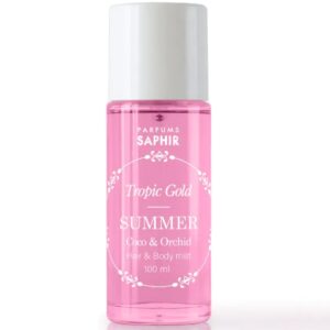 SAPHIR TROPHIC GOLD COCO & ORCHID HAIR AND BODY MIST 100 ML TESTER # (CAJA GENERICA)