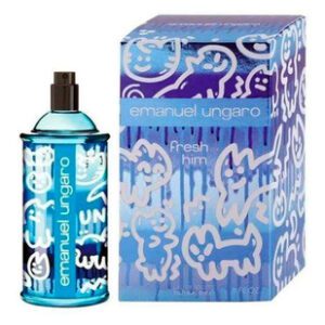 UNGARO FRESH FOR HIM (FONDO AZUL) EDT 100 ML TESTER # (CAJA GENERICA)